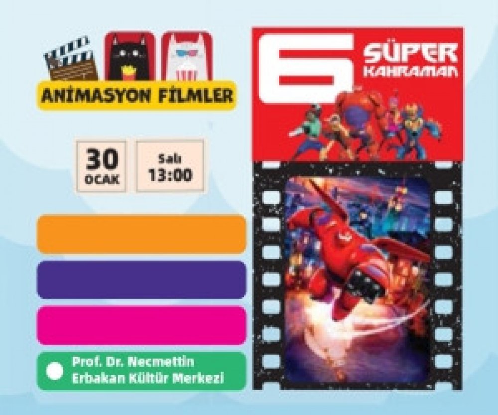 6 SÜPER KAHRAMAN