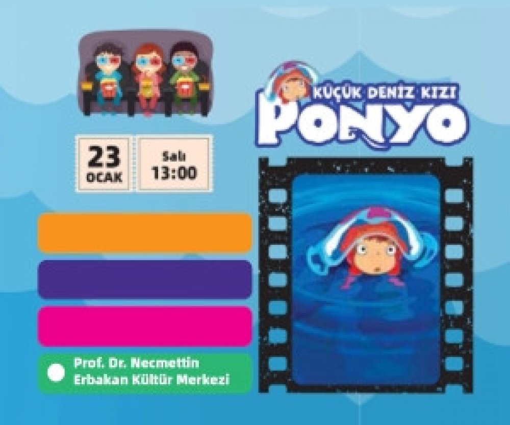 KÜÇÜK DENIZ KIZI PONYO
