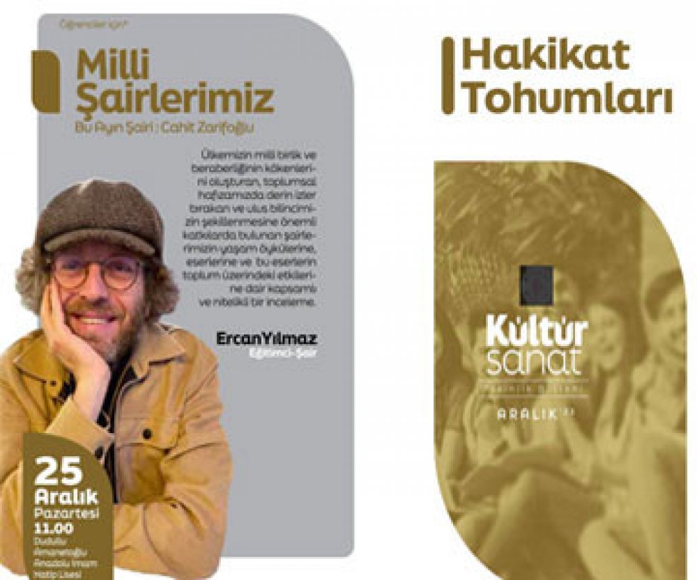Milli Şairlerimiz Bu Ayın Şairi : Cahit Zarifoğlu